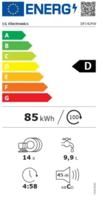 Lg MOSOGATÓGÉP 14 TERÍTÉK DF142FW - Image 2