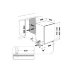 Whirlpool MOSOGATÓGÉP BEÉPÍTHETŐ 16 TERÍTÉK WH6IC16B4M6T0 - Image 3