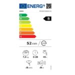 Midea MF200W70WB/W-HU fehér, elöltöltős, max.1400ford., 7 kg, mosógép MF200W70WB/W - Image 5