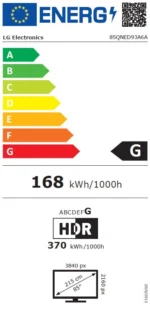 Lg UHD SMART MINI-LED TV 85QNED93A6A - Image 3