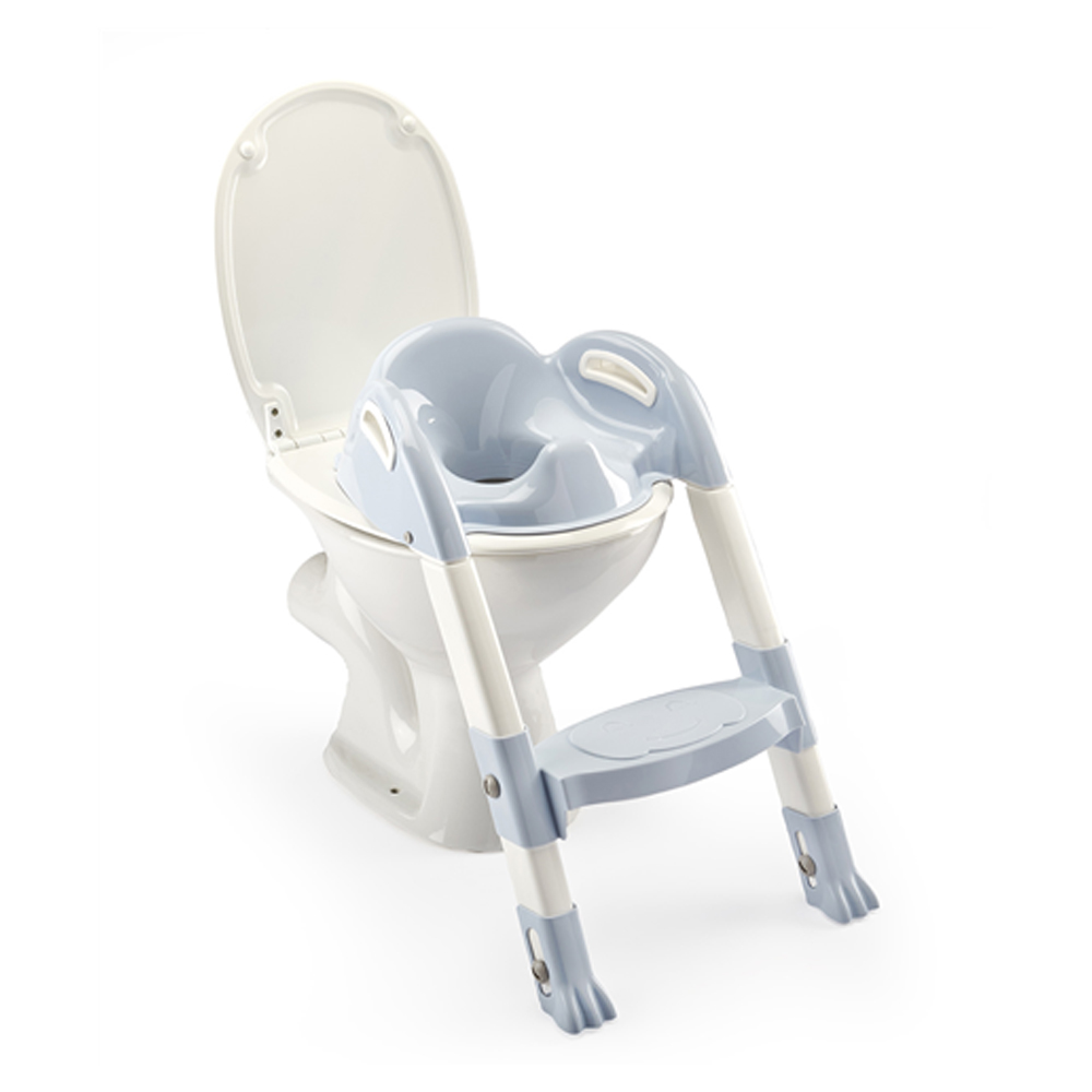 thermobaby_kiddyloo_etetoszek_fleur_bleue_01 Thermobaby wc szûkítõ lépcsõs Kiddy Loo Fleur bleue kék - Image 1