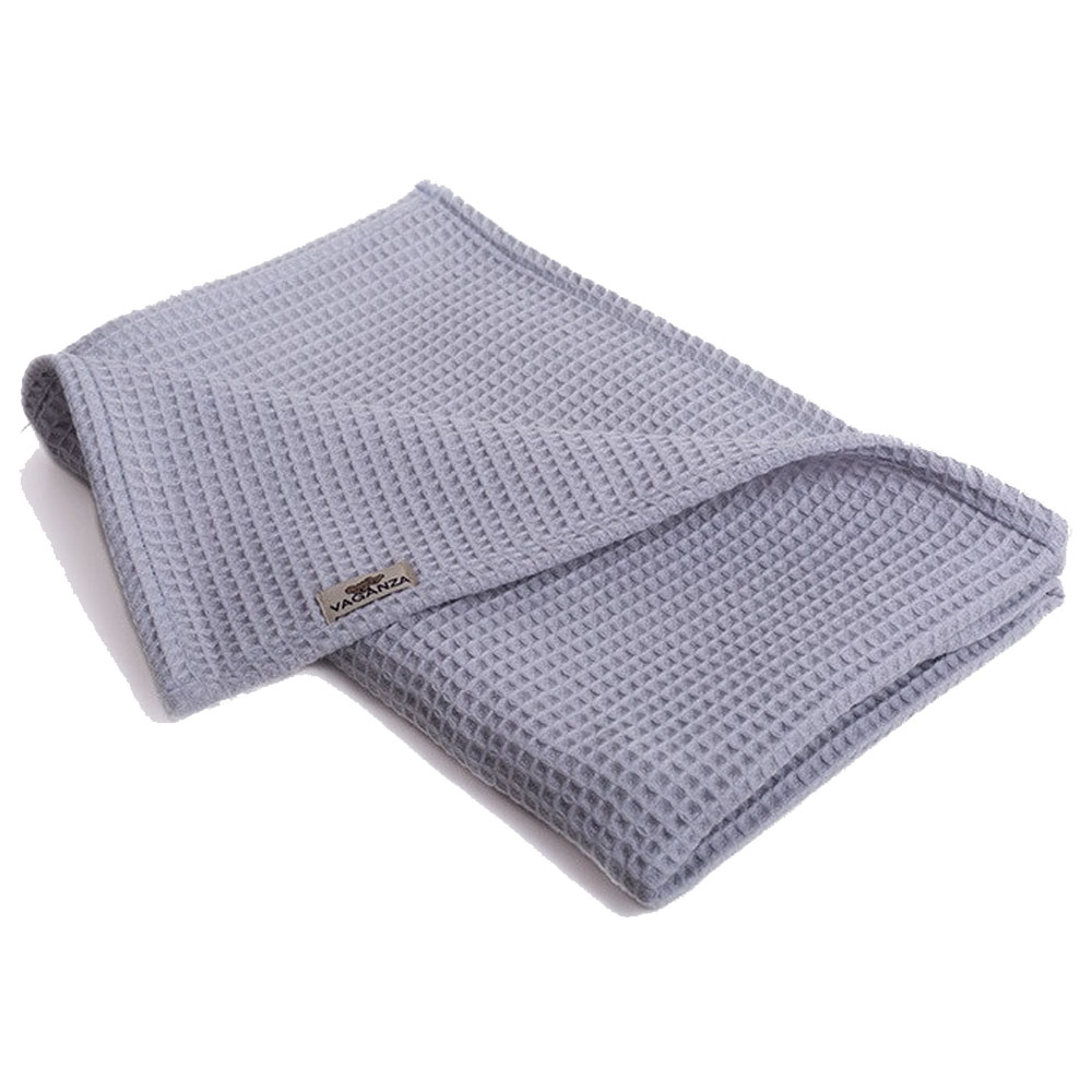 vaganza_takaro_pamut_waffle_100x140cm_szurke_01 Vaganza takaró pamut Waffle 100x140cm szürke - Image 1